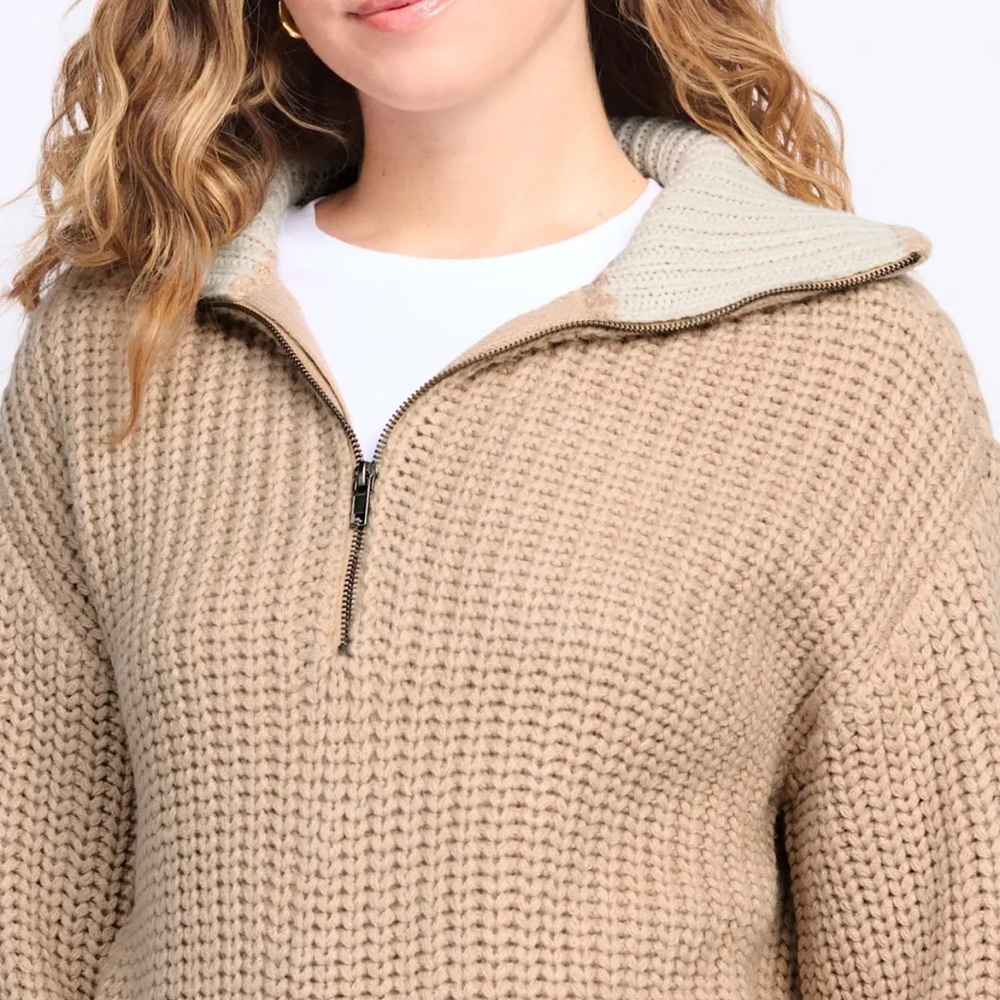 New RD STYLE
Troyer Half Zip Sweater